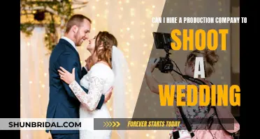 Hiring a Production Company for Your Wedding: Is It Possible?