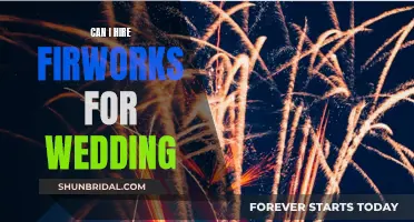 Hire Fireworks to Celebrate Your Wedding in Style