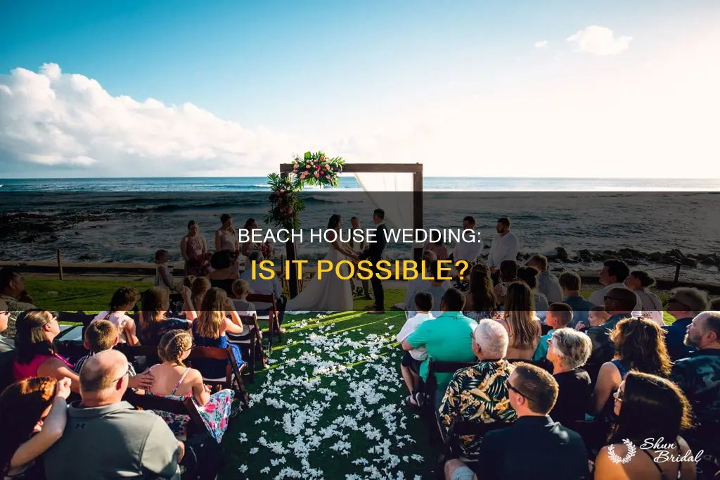 can I hold a wedding at my beach house