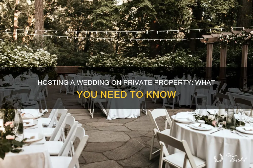 can I host a wedding on my property