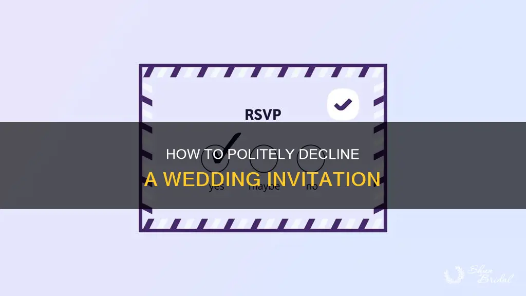 can I ignore a wedding invitation