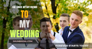 Inviting Guy Friends to My Wedding: Yay or Nay?