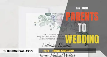 Inviting Parents to Your Wedding: Is It a Good Idea?