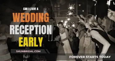 Leaving a Wedding Reception Early: Is It Acceptable?