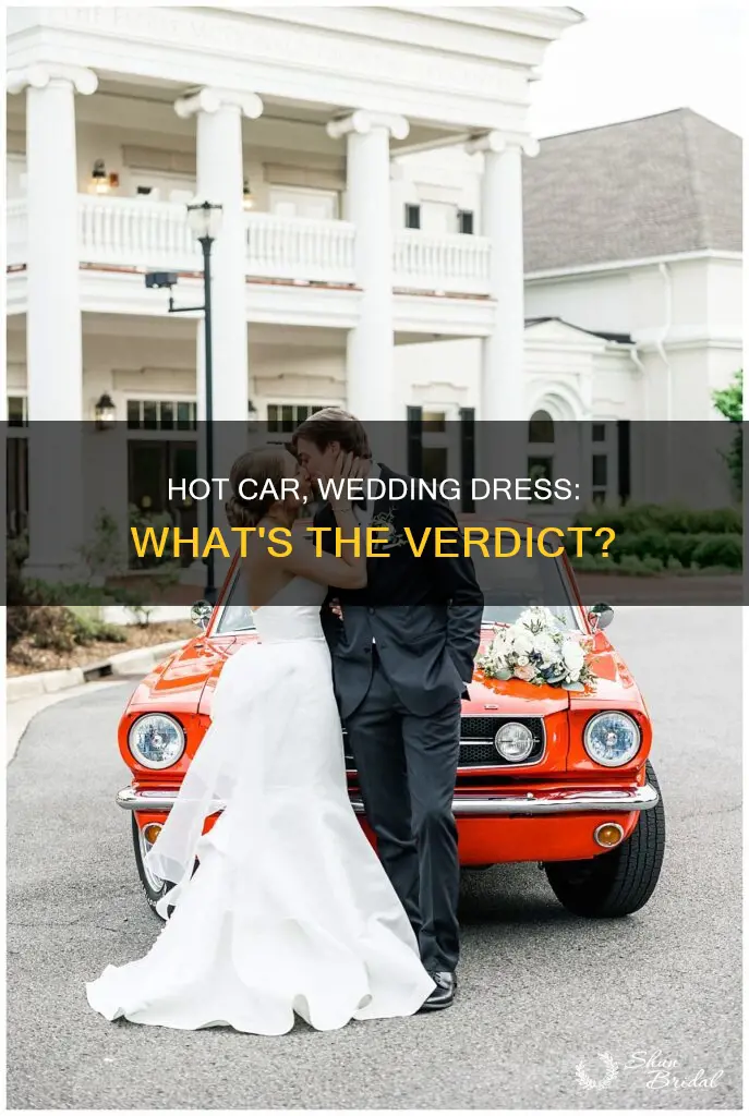 can I leave my wedding dress in a hot car