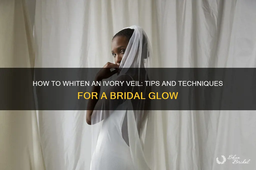 can i make iviry veil white