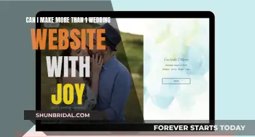 Creating Multiple Wedding Websites with Joy: Is It Possible?