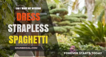 Transform Your Wedding Dress with Strapless Spaghetti Style