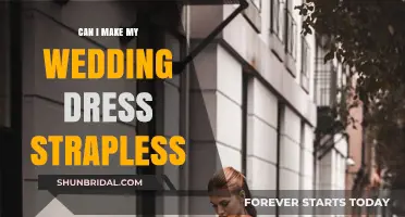Transform Your Wedding Dress into a Strapless Gown