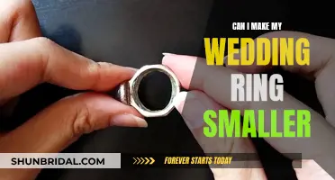 Resizing Wedding Rings: Making Them Smaller is Possible