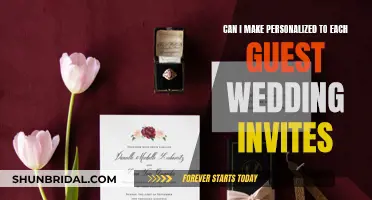 Personalized Wedding Invites: Crafting Unique Guest Experiences