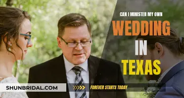 Ministering Your Own Wedding: Is It Legal in Texas?