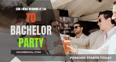 Bachelor Party vs Wedding: Can You Miss the Main Event?