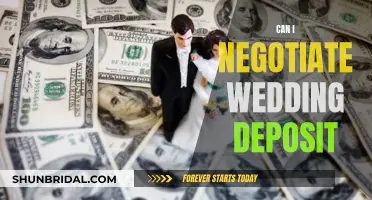 How to Negotiate a Wedding Deposit: Tips and Tricks