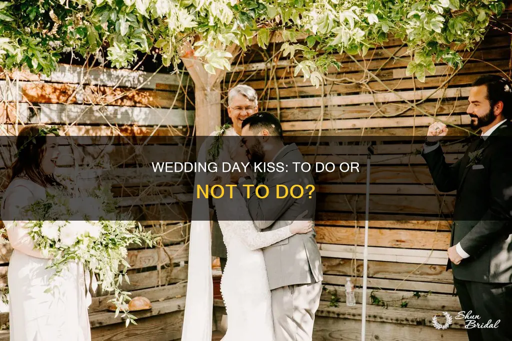 can I not kiss on my wedding day