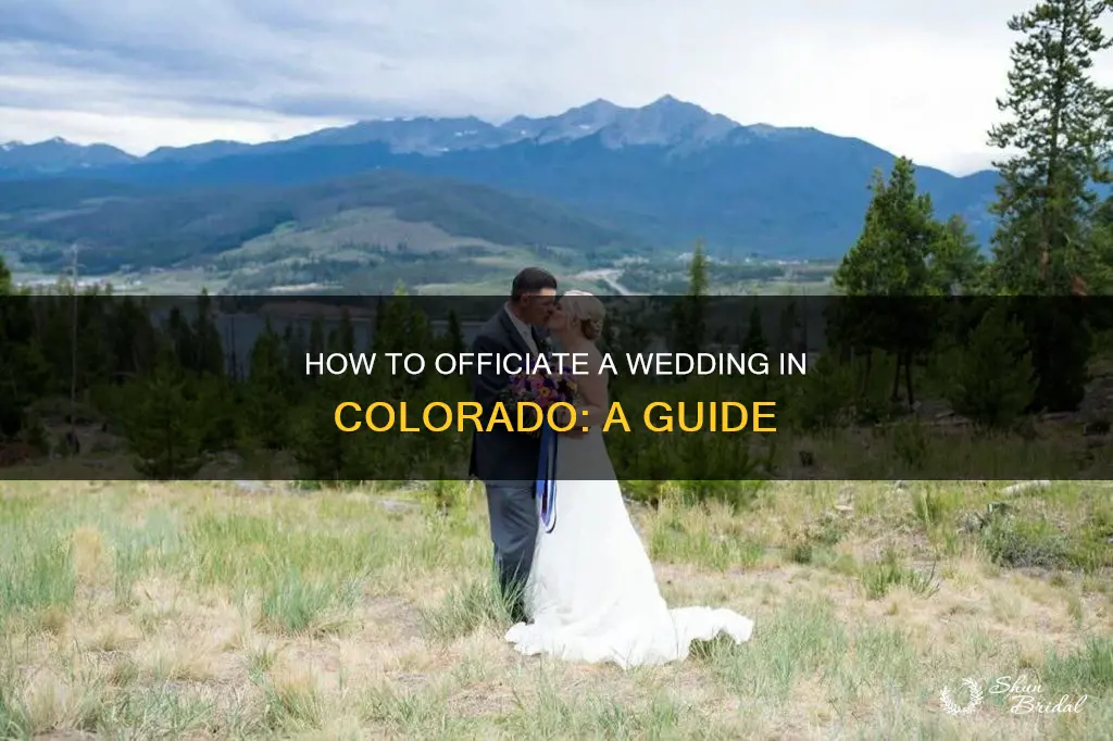 can I officiate a wedding in colorado