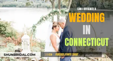 How to Officiate a Wedding in Connecticut