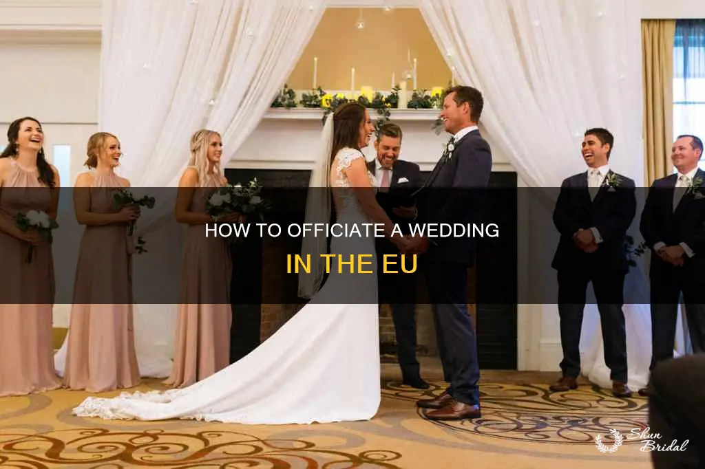 can I officiate a wedding in eu