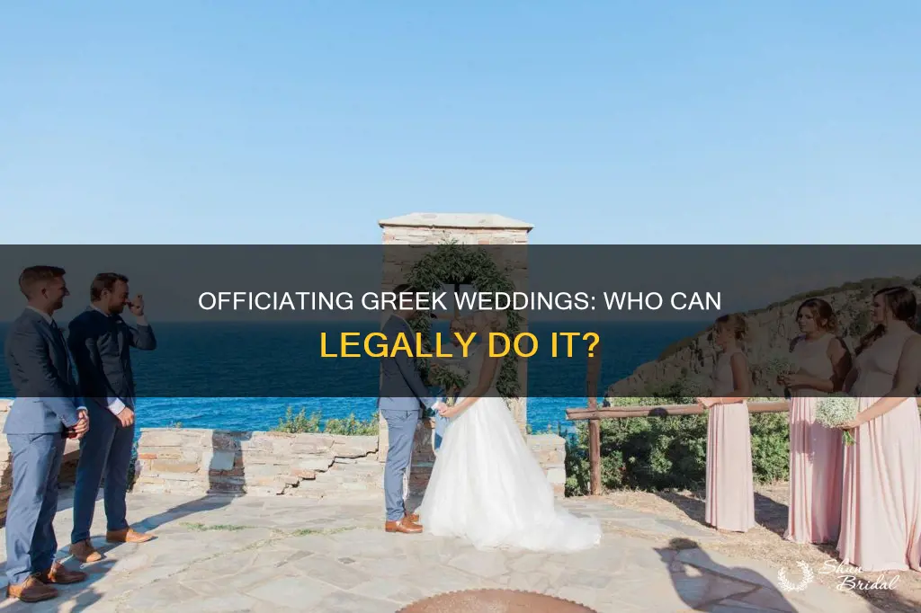 can I officiate a wedding in greece