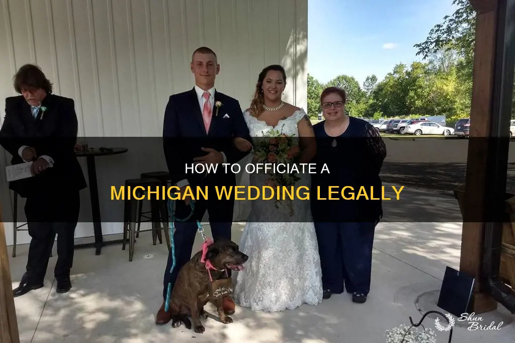 can I officiate a wedding in Michigan