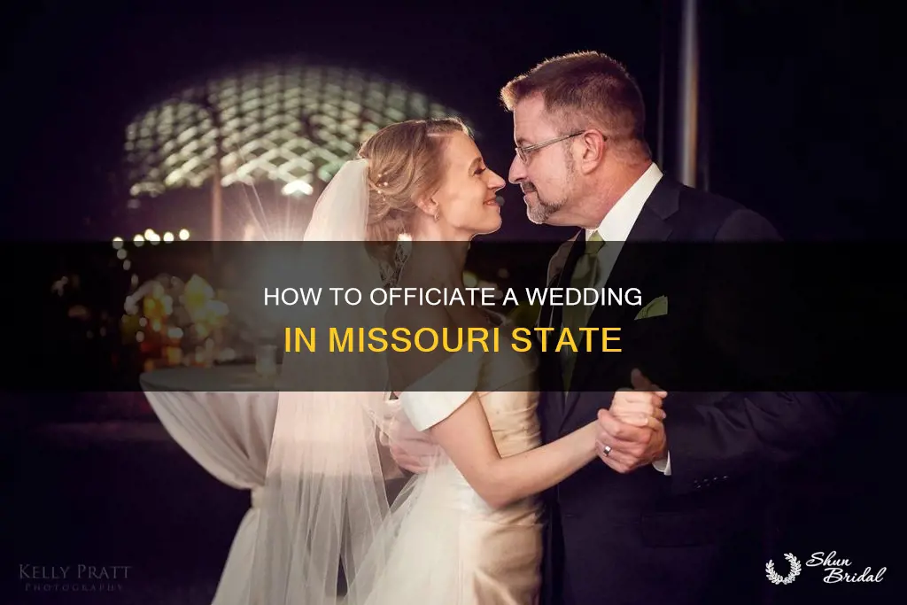 can I officiate a wedding in Missouri