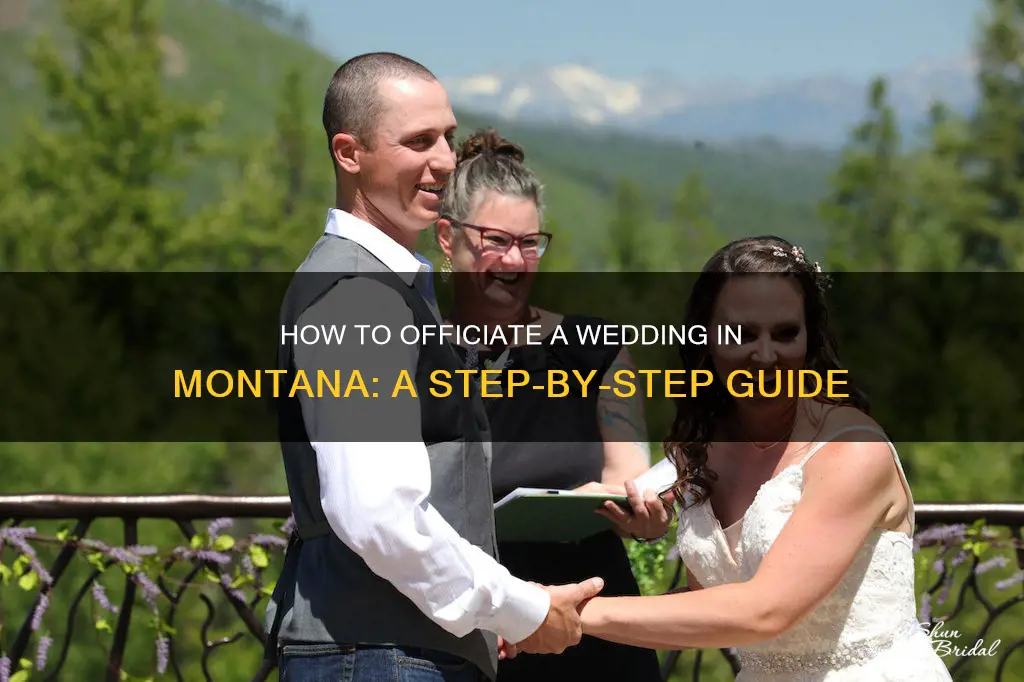 can I officiate a wedding in montana