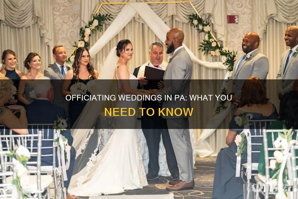 can I officiate a wedding in pa