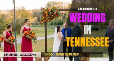 How to Officiate a Wedding in Tennessee