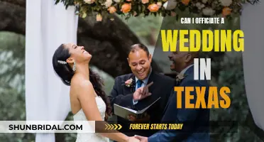 How to Officiate a Texas Wedding Legally