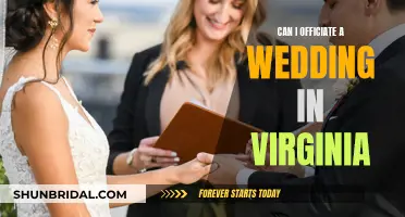 How to Officiate a Wedding in Virginia State