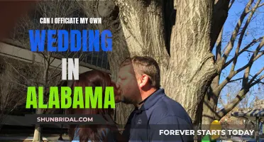 Officiating Your Own Wedding in Alabama: Is It Legal?