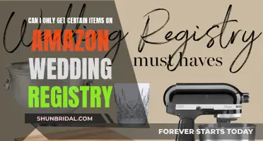 Amazon Wedding Registry: What Items Are Allowed?