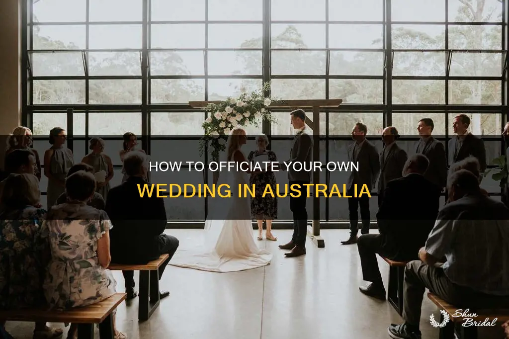 can I ordain my own wedding australia