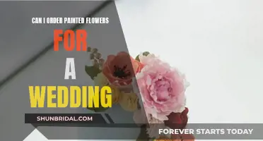 Painted Flowers for Weddings: A Creative Guide