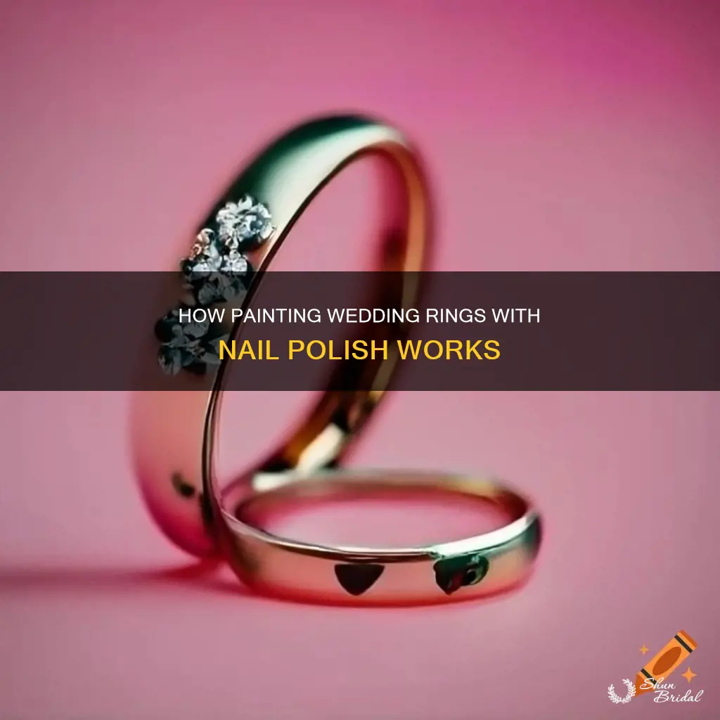 can I paint my wedding ring with nail polish