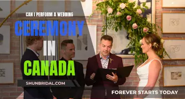 Who Can Perform Wedding Ceremonies in Canada?