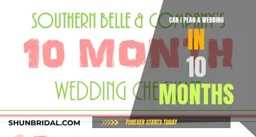 Planning a Wedding: 10 Months is Enough!