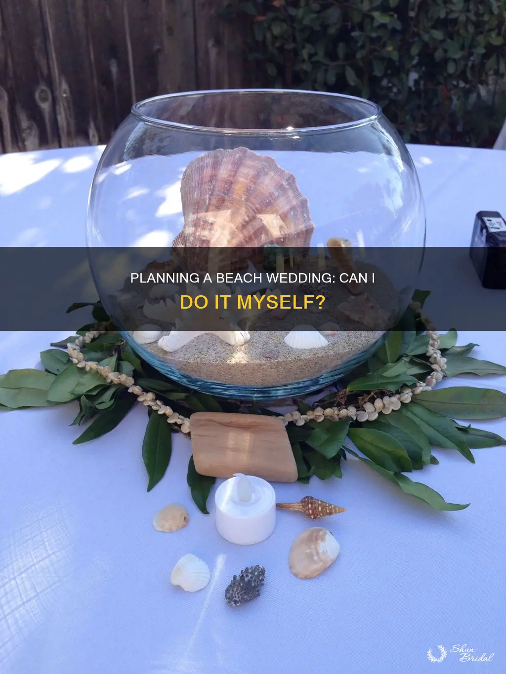 can I plan my own beach wedding