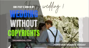 Playing Songs at Your Wedding: Copyright-Free Options