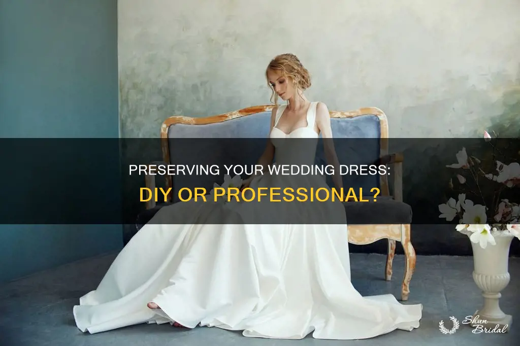 can I preserve my wedding dress myself