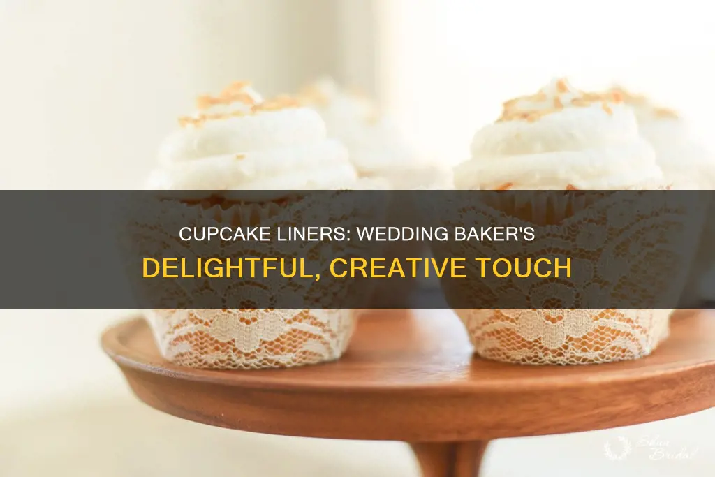 can I provide the cupcake liners for wedding baker