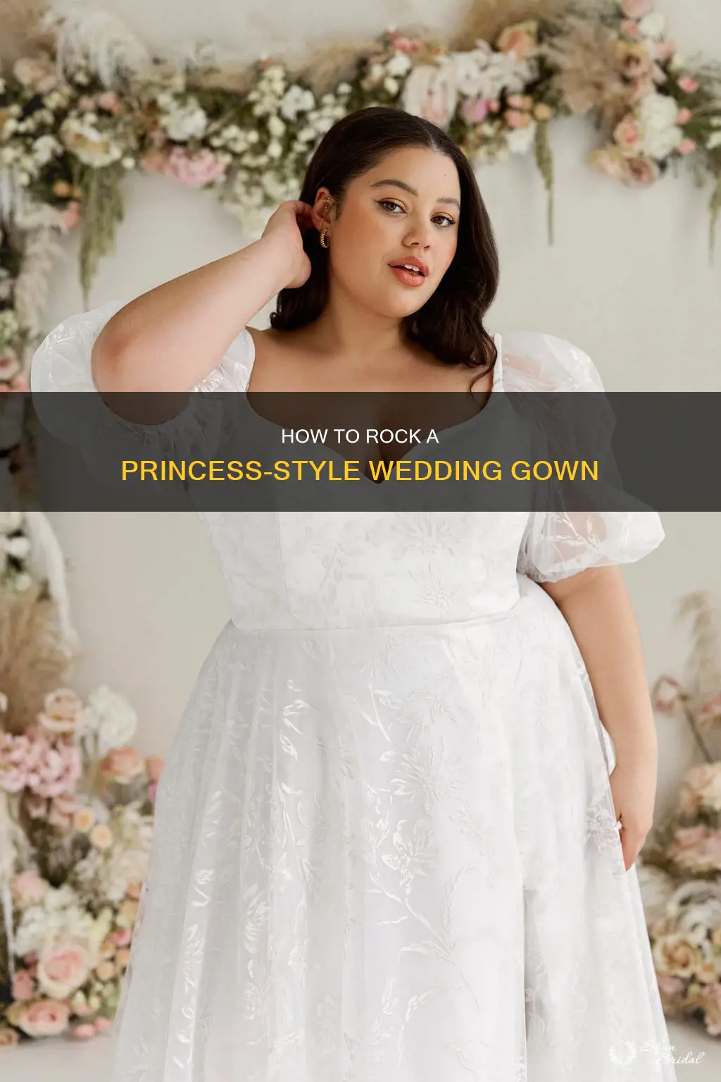 can I pull off a huge wedding dress