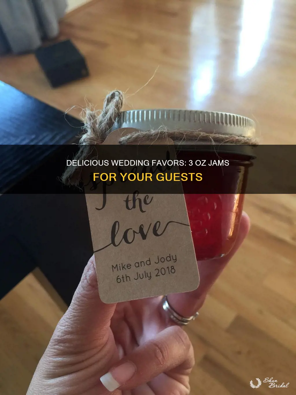 can I purchase 3 0z jams for wedding favors