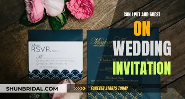 How to Address Wedding Invitations When You Want Guests