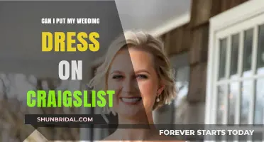 Selling Your Wedding Dress: Craigslist Option