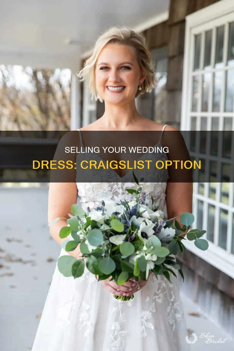 can I put my wedding dress on craigslist
