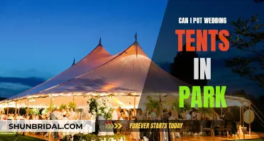 Wedding Tent Park Placement: What You Need to Know