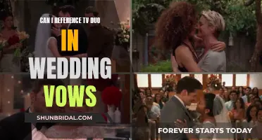 Incorporating TV Duos in Wedding Vows