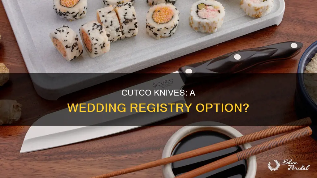 can I register cutco knives for my wedding