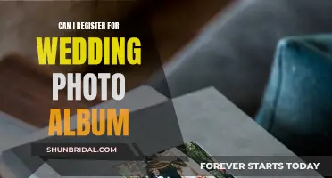 How to Register for a Wedding Photo Album